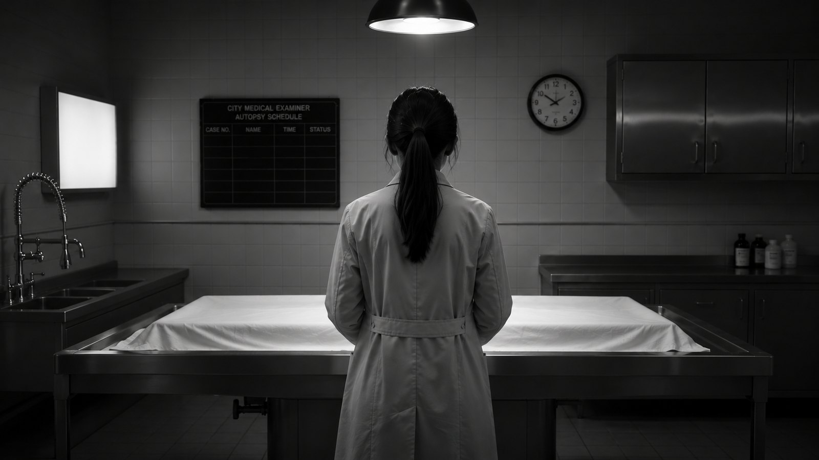 Dr. Lee Autopsy — the examiner's room