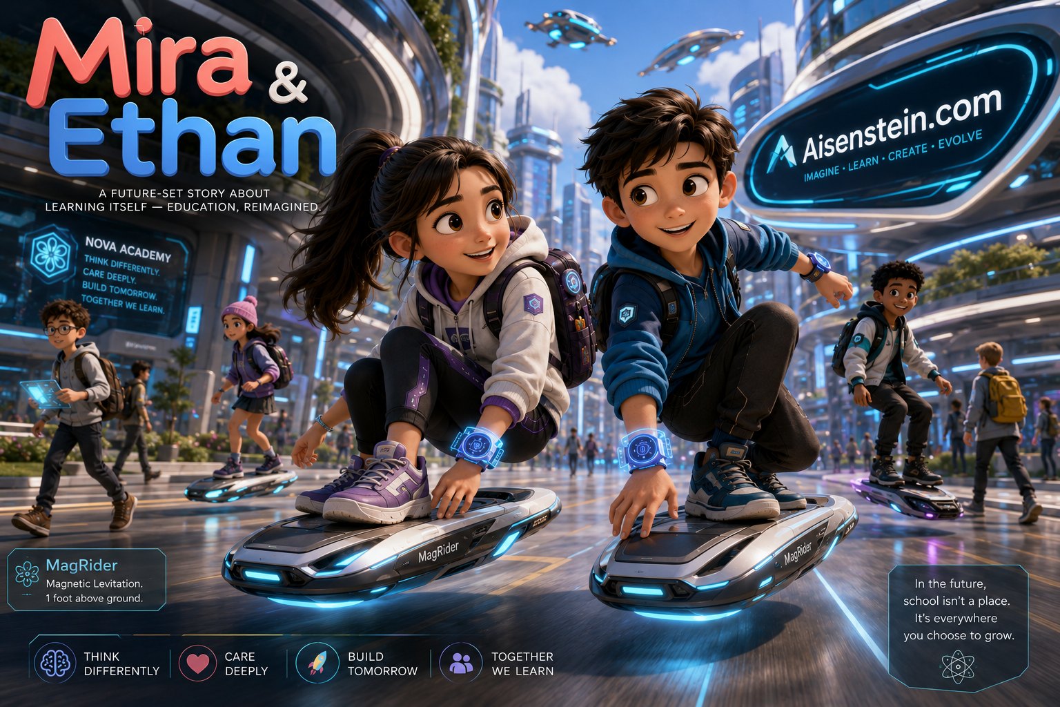 Mira & Ethan — Education, reimagined